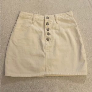 A cute white John Galt Skirt